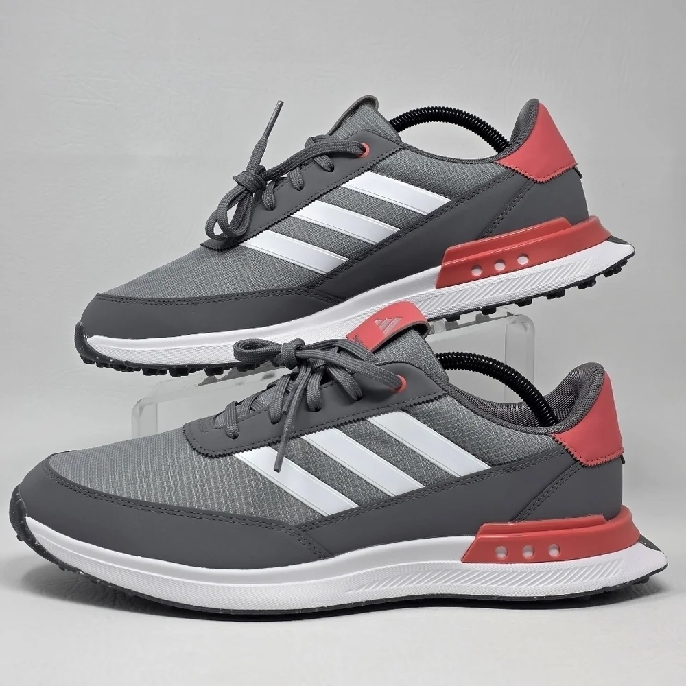 Adidas S2G Grey/Coral Spikeless '24 Golf Athletic Shoes Men's Size 11 IF0339 New